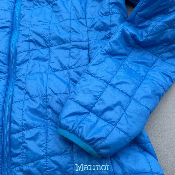 Marmot Women's Vibrant Blue Quilted Puffer Jacket - Picture 2 of 15